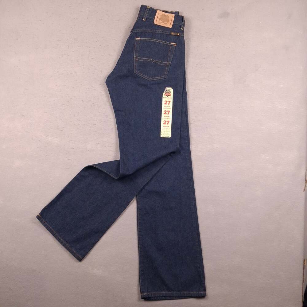 NWT Lucky Brand Easy Rider Jeans 4/27 Regular Button Fly Dark Wash Dungarees USA